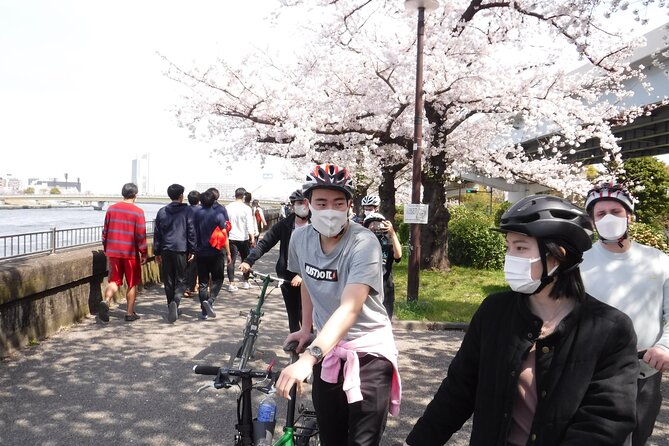 Tokyo downtown bicycle tour Tokyo Backstreets Bike Tour - Kyu Yasuda Garden and the calm between districts
