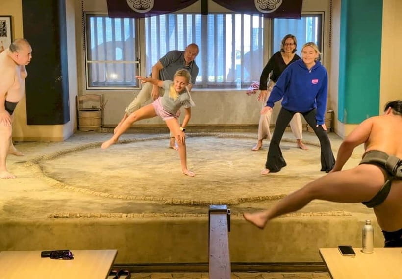 Tokyo: Family Sumo Workshop & Live Wrestling Show with Lunch - Who Will Enjoy This Most