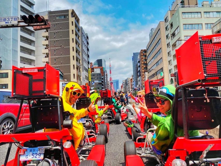 Tokyo: Flagship 2-Hour Street Go-Kart Tour by Street Kart - Driving toward Tokyo Tower