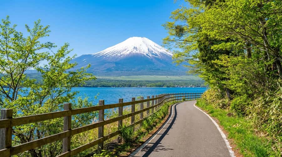 Tokyo: Full-Day Tour of the Six Majestic Spots of Mt Fuji - Hirano Beach and the morning mirror