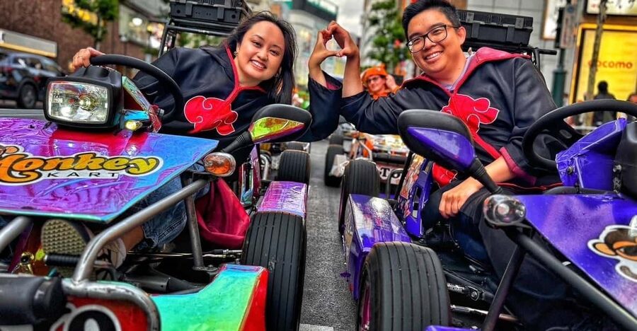 Tokyo: Guided Go Kart Tour from Harajuku to Shibuya Crossing - Harajuku from a low seat