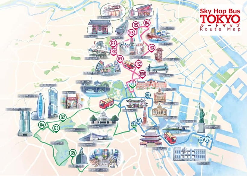 Tokyo: Hop-On Hop-Off Sightseeing Bus Ticket - Timing matters more than the phrase hop-on hop-off suggests