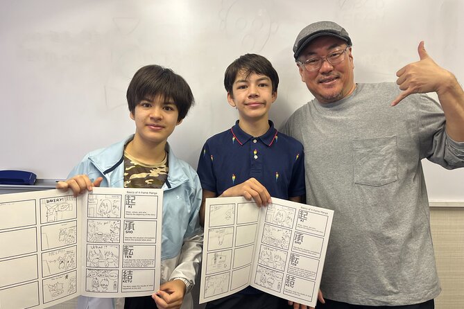 Tokyo/Ikebukuro Manga drawing workshop by pro-Manga artists - Key points at a glance