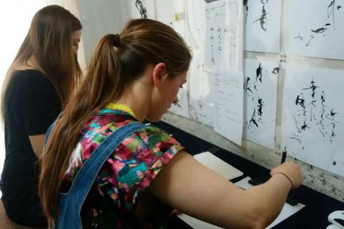 Tokyo Japanese Calligraphy Experience with a Master Artist - The Value of a Quiet Studio and a Small Group