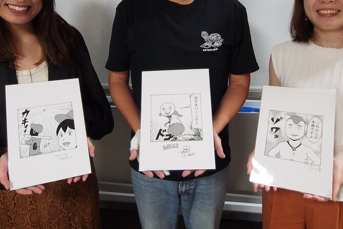 Tokyo Manga Drawing Workshop Guided by Active Pro Manga Artist - The finished artwork is the real souvenir