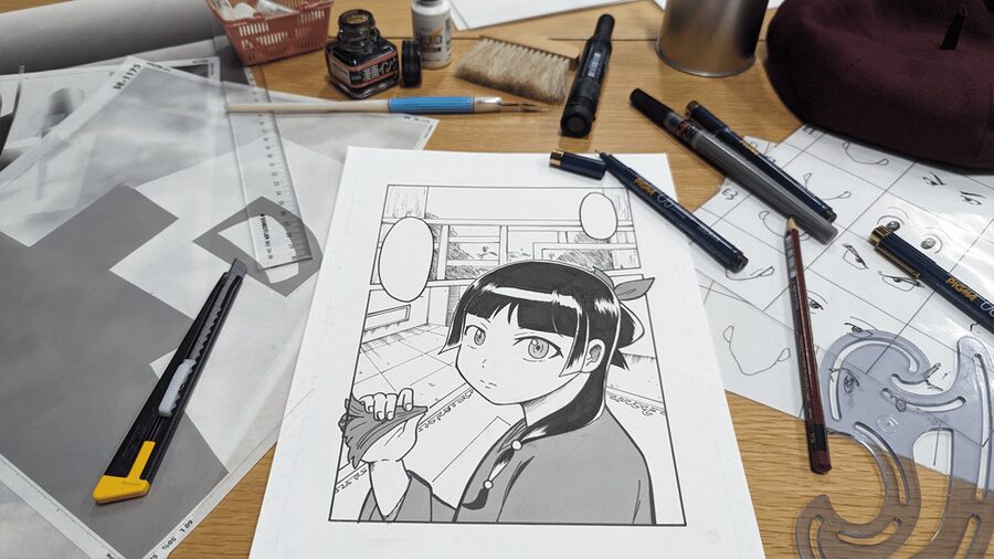 Tokyo: Manga Drawing Workshop Guided by Pro Manga Artist - The Rough Sketch: Where the Artist Adds Real Value