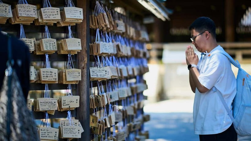 Tokyo: Meiji Shrine Walking Tour — Shinto & Imperial System - The 12-meter torii made from ancient cypress