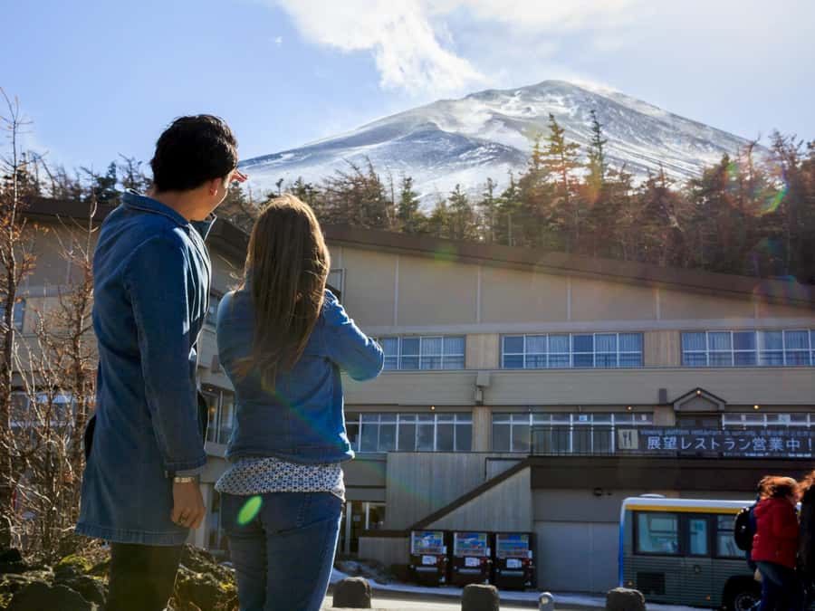 Tokyo: Mt. Fuji 5th Station, Kawaguchiko Tour w/ Cable Car - Riding up to Mt. Fuji 5th Station