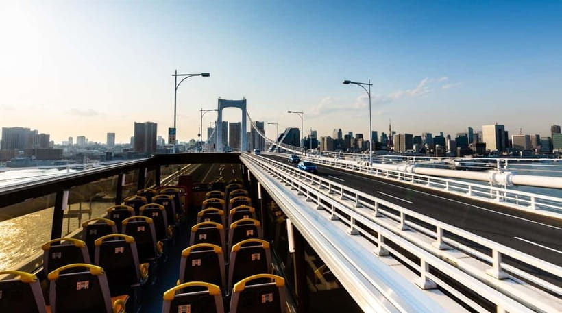 Tokyo: Open Top Panoramic Sightseeing Bus with Audio Guide - Five things to know before you board