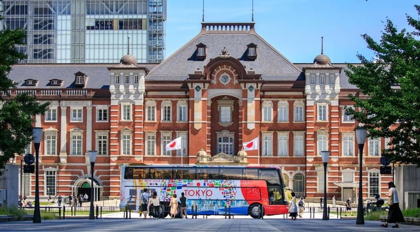 Tokyo: Open Top Panoramic Sightseeing Bus with Audio Guide - Bay Course: Rainbow Bridge, Odaiba, and Tokyo waterfront views