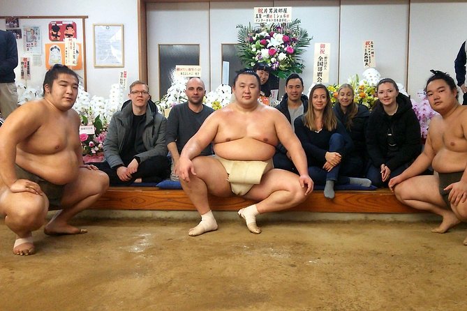 Tokyo Ryogoku Sumo Morning Practice + Photo Shoot with Wrestlers - What you may learn about sumo life