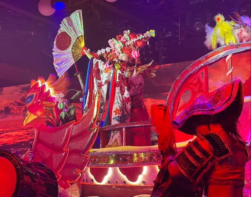 Tokyo: Samurai Restaurant Show Ticket with 2 Drinks - The final acts and the kabuki-style finish
