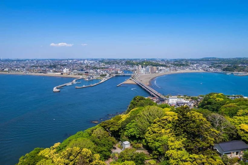 Tokyo:Sea of Mount Fuji, Hakone Ropeway, Ōwakudani, Enoshima - Enoshima’s shrine route and food streets