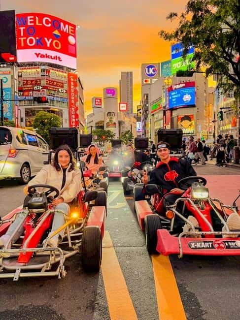 Tokyo: Shibuya and Shinjuku Streets Guided Go-Karting Tour - Shinjuku to Yoyogi Park: Getting Comfortable on the Road
