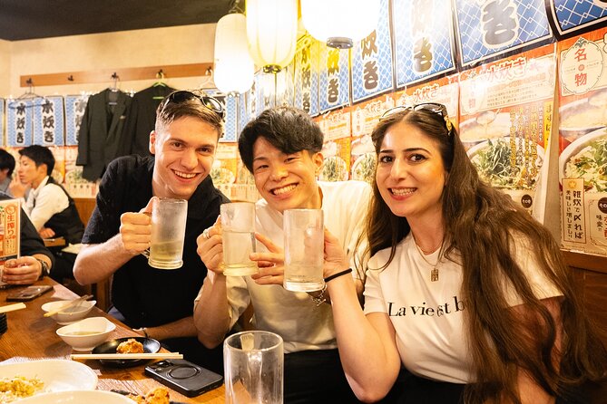 Tokyo: Shinjuku Local Bar Hopping Walking Tour - Finishing with four types of sake in Nishishinjuku