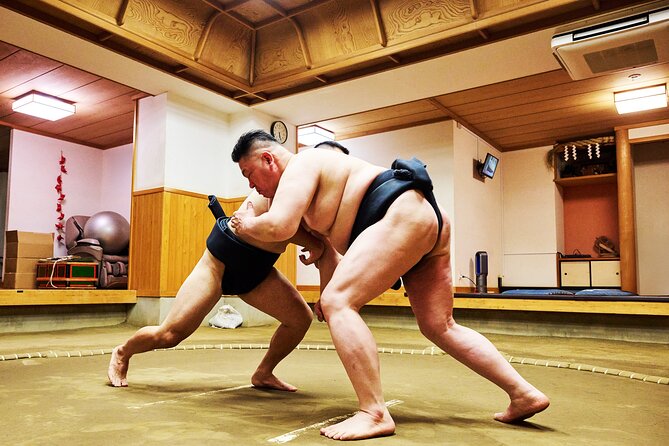 Tokyo Sumo Experience with Live Show & Audience Challenge - Inside the Kiyosumi sumo stable