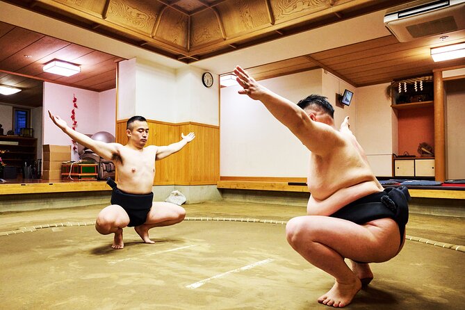 Tokyo Sumo Experience with Live Show & Audience Challenge - A friendly show with large personalities