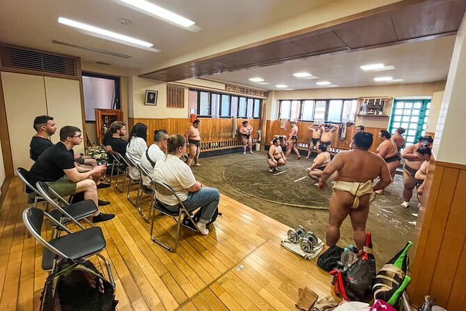 Tokyo Sumo Morning Practice Tour w/ Ring-Side Seat + Photo Shoot - Key points to know