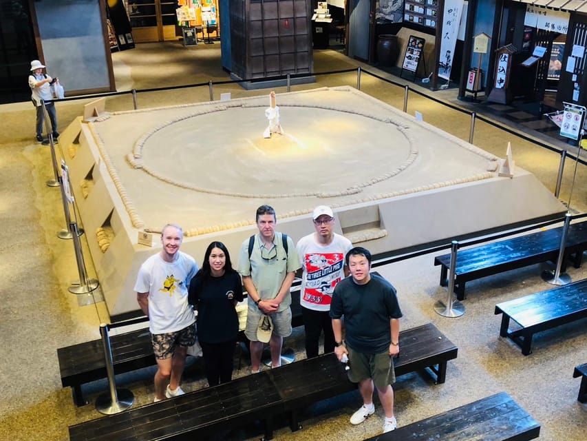 Tokyo: Sumo Morning Practice with journalists. Not fake show - The guide’s stories around Ryogoku
