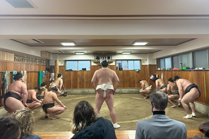 Tokyo Sumo Morning Training/ Sumo Practice with Wrestlers - The guide’s role: translation, context, and timing
