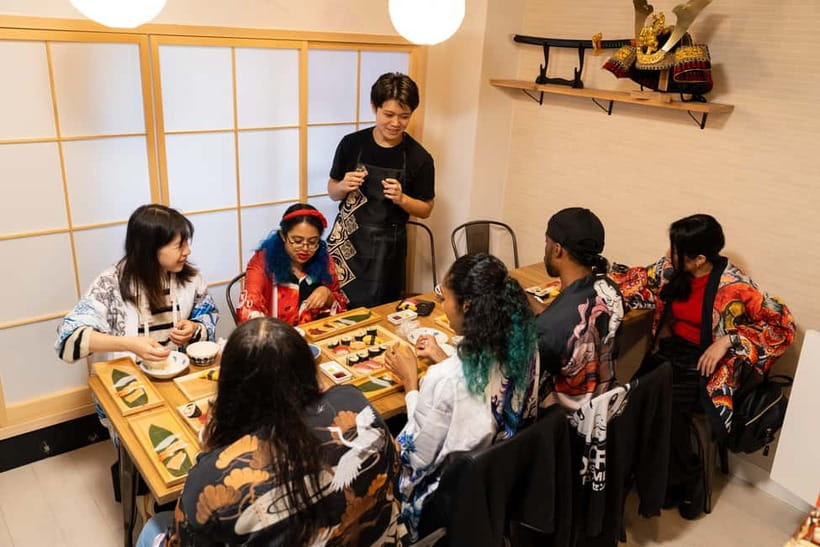 Tokyo: Sushi Making Class in a Happi Coat near a Famous Spot - Dietary needs and family planning