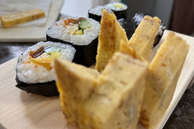 Tokyo Sushi Making Class : Sake Ceremony & Matcha Experience - Making matcha after the lively food work
