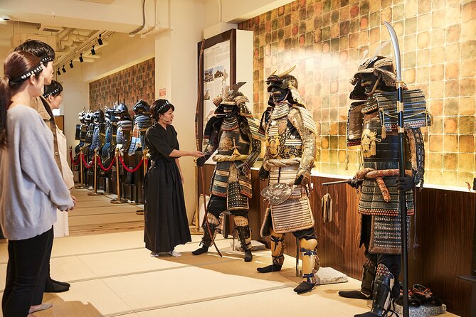 Tokyo Sword Experience - includes Museum Ticket/Ninja Experience - Throwing ninja stars and changing the mood