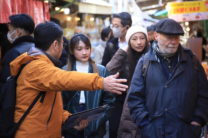 Tokyo Tsukiji Fish Market Food and Culture Walking Tour - Kitchen tools, fish stalls, and the Uogashi stop