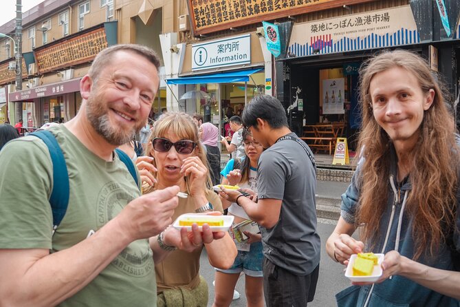 Tokyo Tsukiji Fish Market Food & Culture Walking Tour - Timing, meeting point, and walking effort