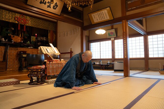 Tokyo Zen Meditation at Private Temple with Monk - How the 90-minute Zen session works