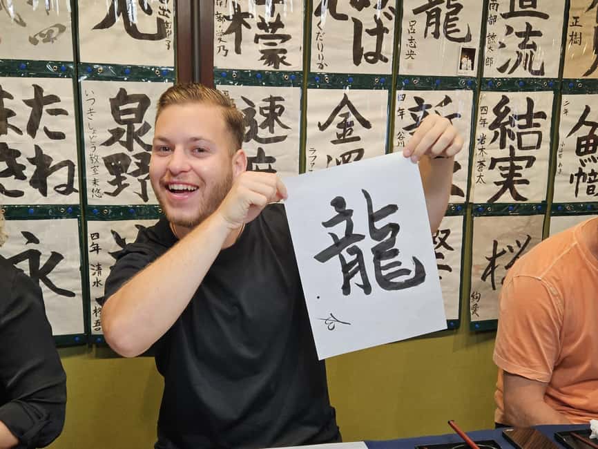 Try Mindful Calligraphy Near Kanazawa's Ninja Temple - Choosing a word with meaning