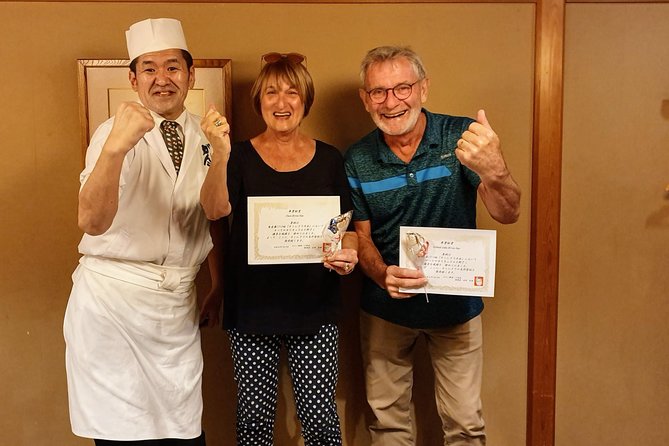 Tsukiji Fish Market Guided Tour and Sushi Making with Pro Chef - Eating what you made