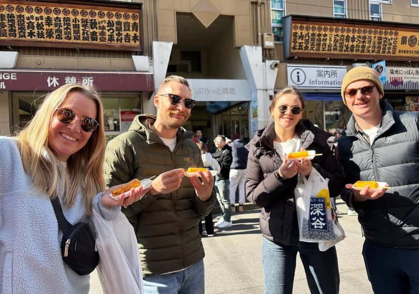 Tsukiji Fish Market: Street Food & Culture Walking Tour - Seeing the professional side of Tsukiji