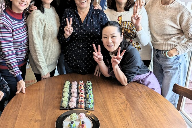 Wagashi traditional japanese sweets class - English instruction and group size