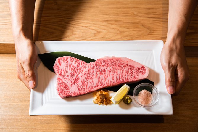 Wagyu & Sake Pairing in Shinjuku – Steak, Shabu-Shabu & More - The wagyu course, from tongue to sirloin