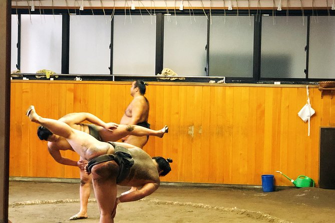 Watch Sumo Morning Practice at Stable in Tokyo - The floor seating is the real test