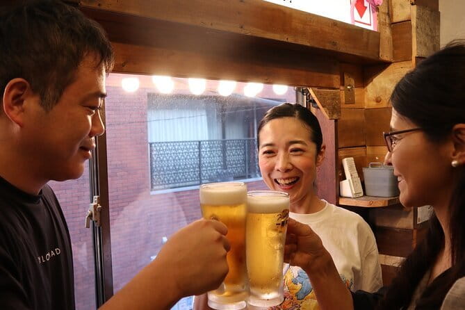 Yokohama Ramen Adventure From a Local Noodle Factory to Home - The shared dinner and sparkling plum sake